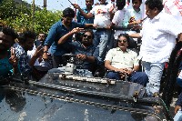 Bhola Shankar Movie Team Rally Photos